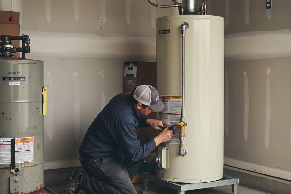 Water heater and shutoff valve replacement in Alachua